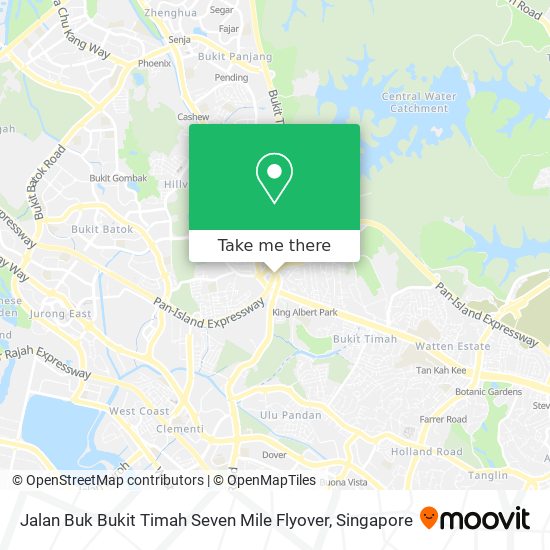 Jalan Buk Bukit Timah Seven Mile Flyover map