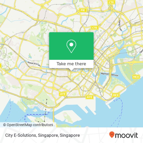 City E-Solutions, Singapore map