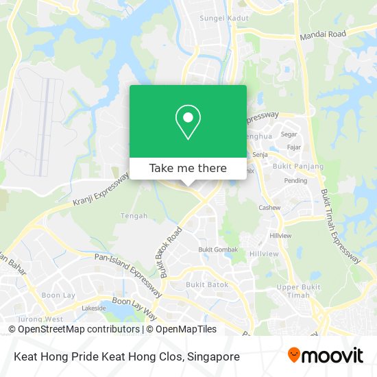 Keat Hong Pride Keat Hong Clos map