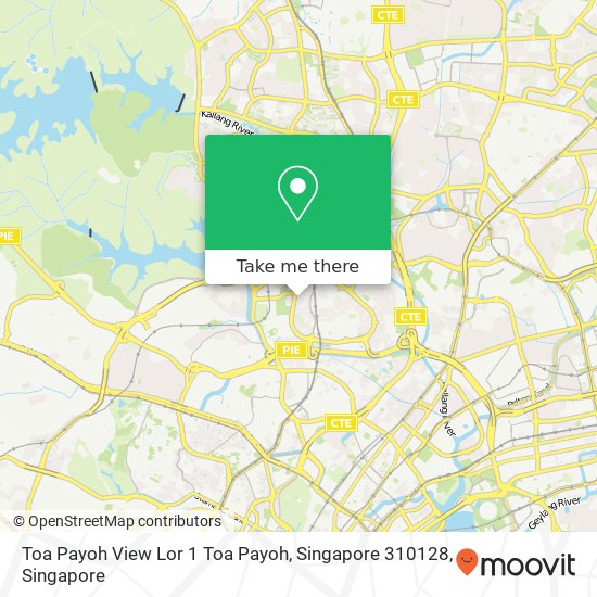 Toa Payoh View Lor 1 Toa Payoh, Singapore 310128 map