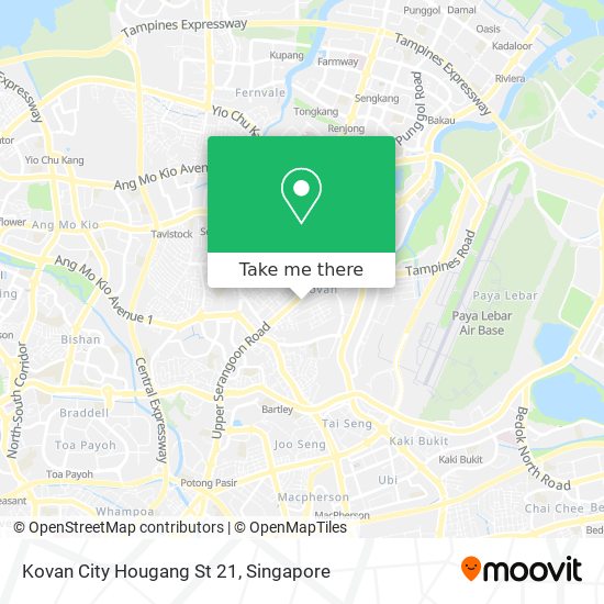 Kovan City Hougang St 21地图