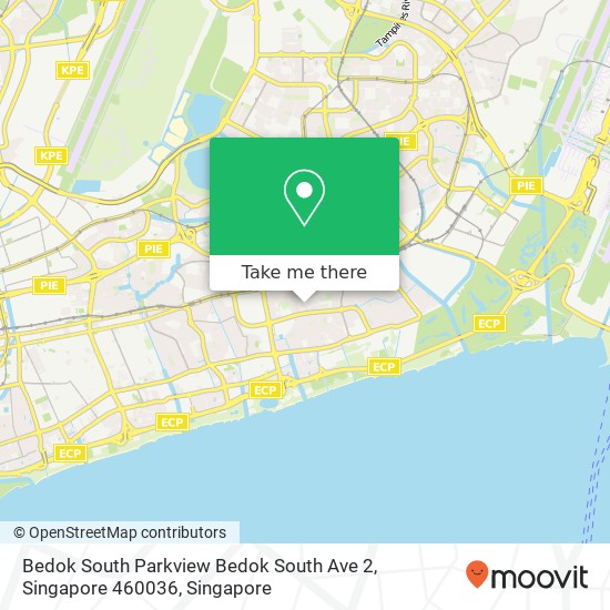 Bedok South Parkview Bedok South Ave 2, Singapore 460036地图