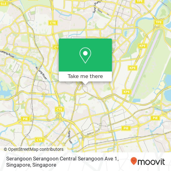 Serangoon Serangoon Central Serangoon Ave 1, Singapore map