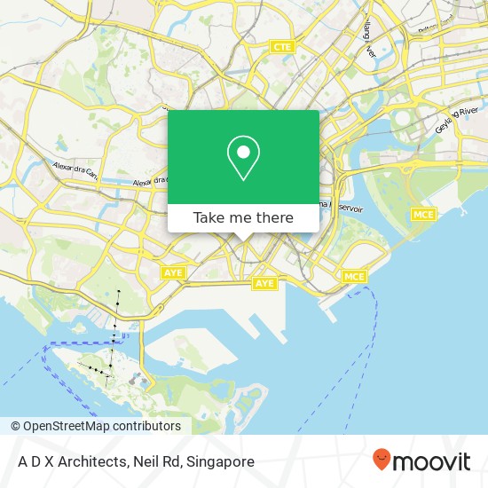 A D X Architects, Neil Rd地图