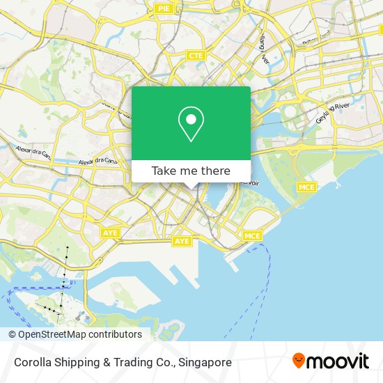 Corolla Shipping & Trading Co. map