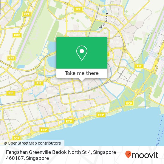 Fengshan Greenville Bedok North St 4, Singapore 460187 map