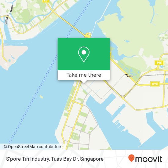 S'pore Tin Industry, Tuas Bay Dr地图
