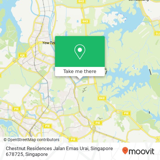 Chestnut Residences Jalan Emas Urai, Singapore 678725 map