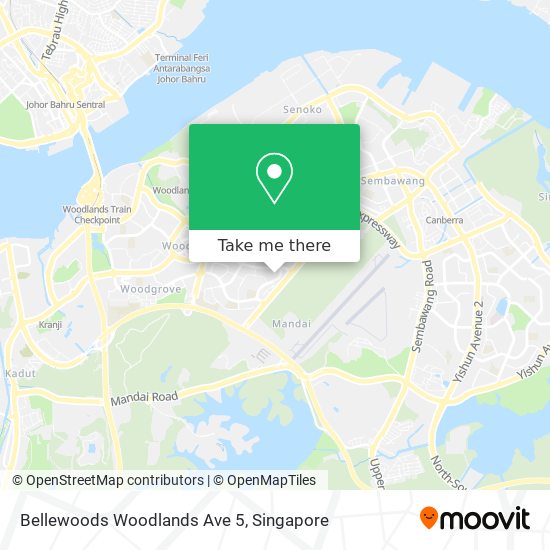 Bellewoods Woodlands Ave 5地图