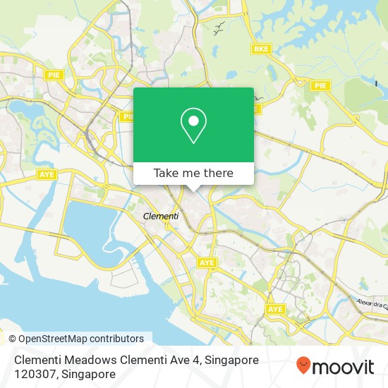 Clementi Meadows Clementi Ave 4, Singapore 120307地图