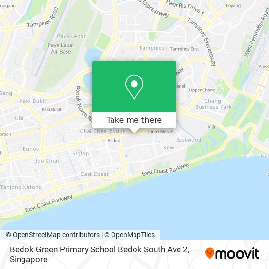 Bedok Green Primary School Bedok South Ave 2地图