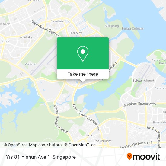 Yis 81 Yishun Ave 1地图