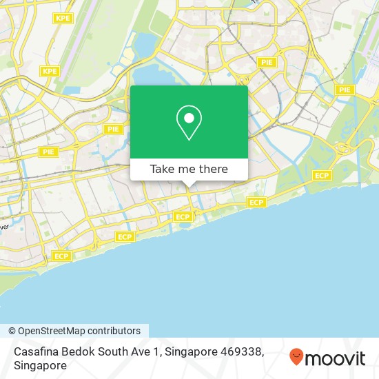 Casafina Bedok South Ave 1, Singapore 469338 map