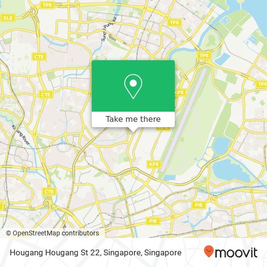 Hougang Hougang St 22, Singapore map