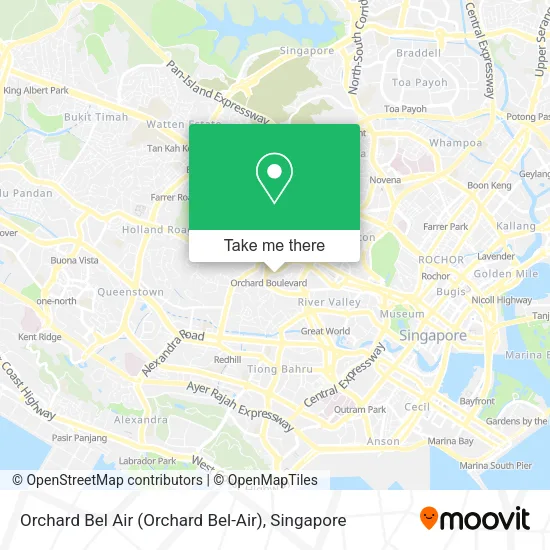 Orchard Bel Air map