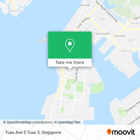 Tuas Ave 5 Tuas 5地图