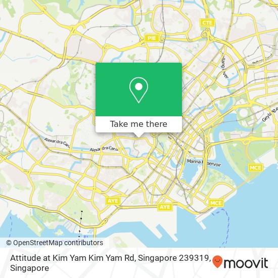 Attitude at Kim Yam Kim Yam Rd, Singapore 239319地图