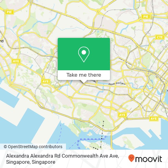 Alexandra Alexandra Rd Commonwealth Ave Ave, Singapore map