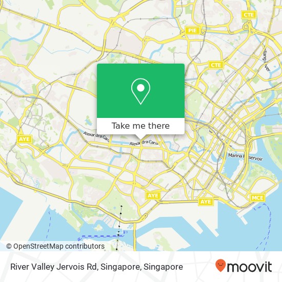 River Valley Jervois Rd, Singapore地图