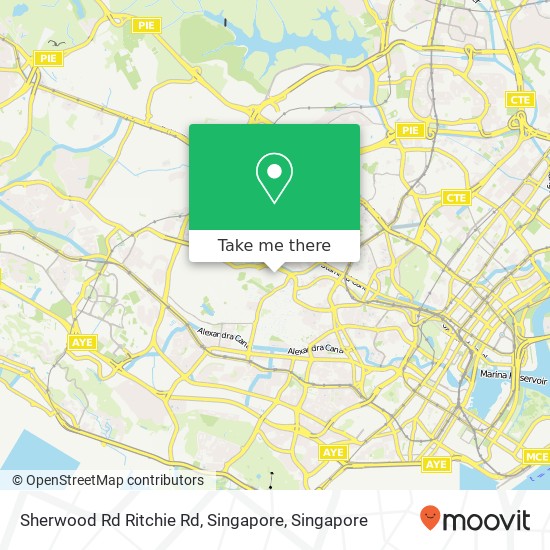 Sherwood Rd Ritchie Rd, Singapore地图