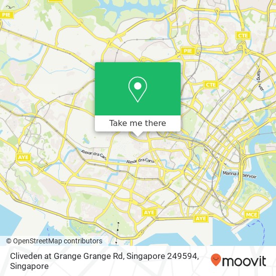 Cliveden at Grange Grange Rd, Singapore 249594地图