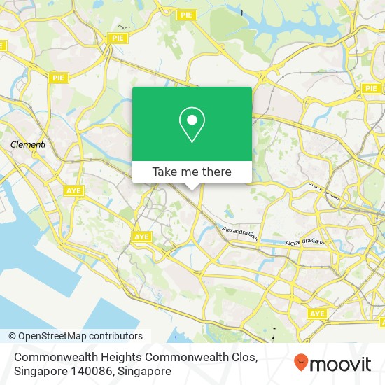Commonwealth Heights Commonwealth Clos, Singapore 140086 map