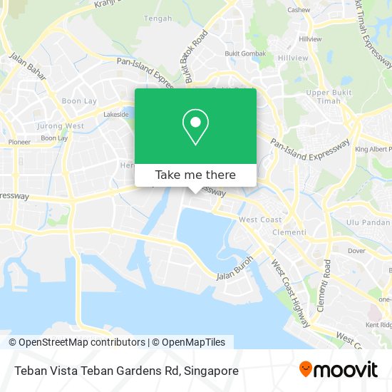 Teban Vista Teban Gardens Rd map