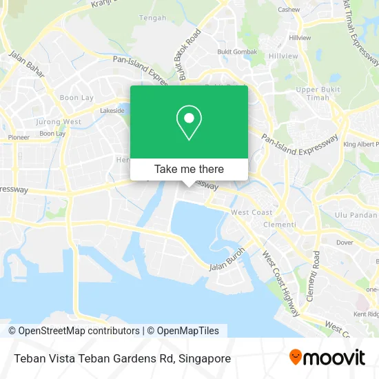 Teban Vista Teban Gardens Rd map