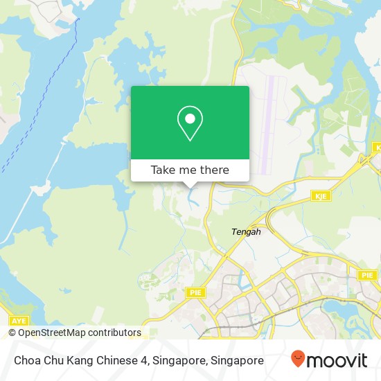 Choa Chu Kang Chinese 4, Singapore map