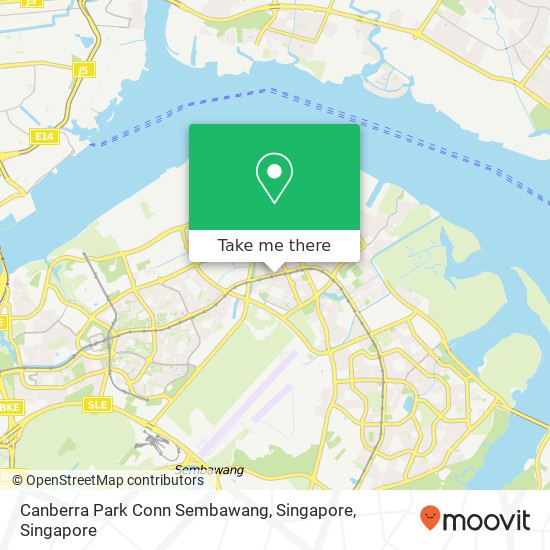 Canberra Park Conn Sembawang, Singapore map