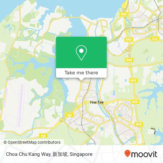 Choa Chu Kang Way, 新加坡地图