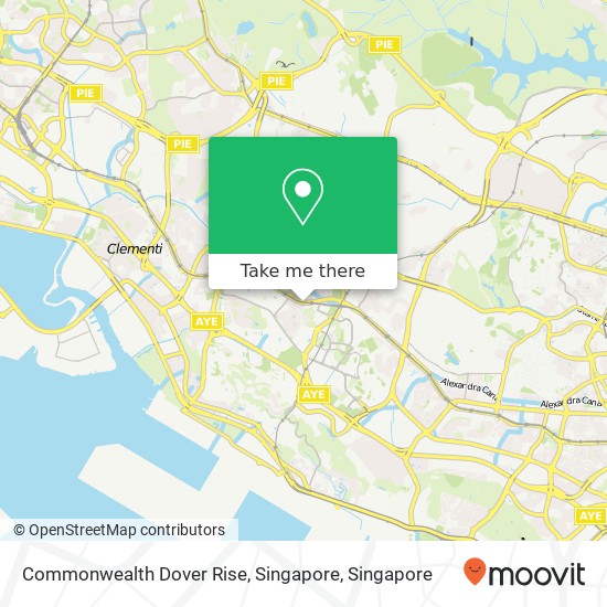 Commonwealth Dover Rise, Singapore map