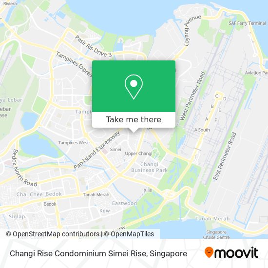 Changi Rise Condominium Simei Rise map