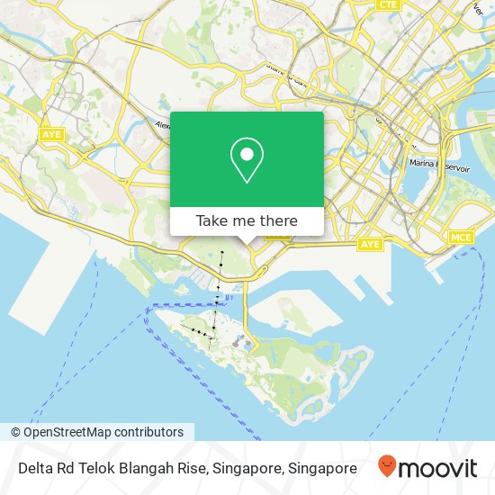 Delta Rd Telok Blangah Rise, Singapore地图