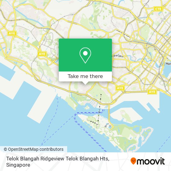 Telok Blangah Ridgeview Telok Blangah Hts map