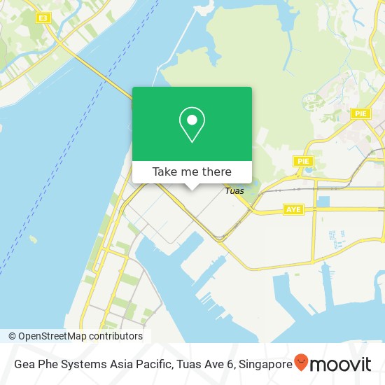 Gea Phe Systems Asia Pacific, Tuas Ave 6地图