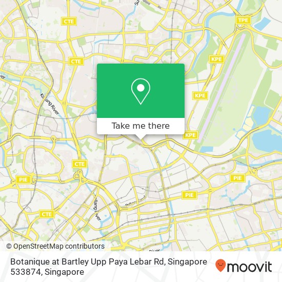 Botanique at Bartley Upp Paya Lebar Rd, Singapore 533874地图