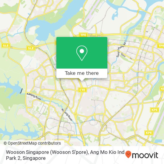 Wooson Singapore (Wooson S'pore), Ang Mo Kio Ind Park 2 map