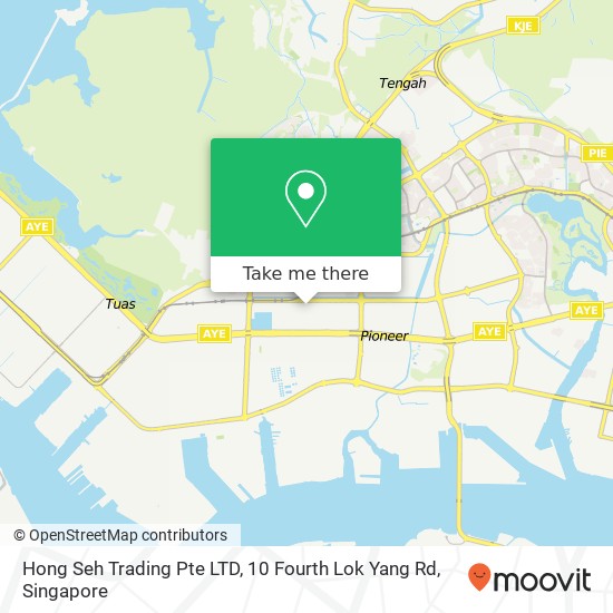 Hong Seh Trading Pte LTD, 10 Fourth Lok Yang Rd map