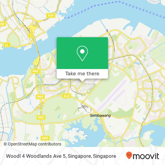 Woodl 4 Woodlands Ave 5, Singapore map