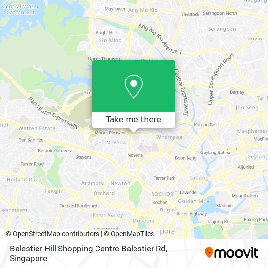 Balestier Hill Shopping Centre Balestier Rd map