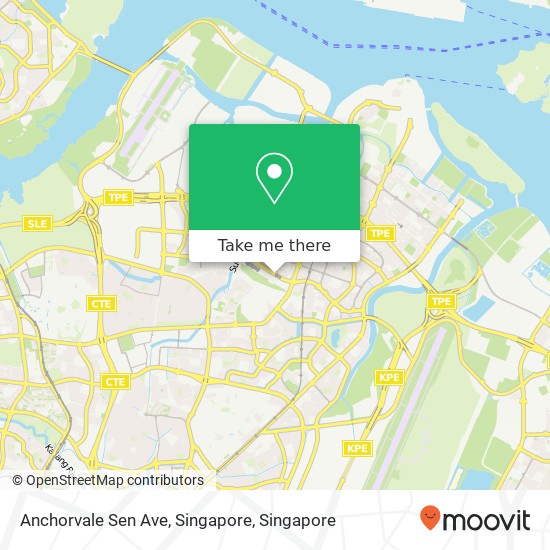 Anchorvale Sen Ave, Singapore map