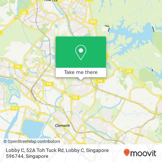 Lobby C, 52A Toh Tuck Rd, Lobby C, Singapore 596744地图