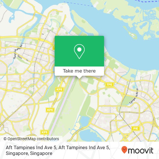 Aft Tampines Ind Ave 5, Aft Tampines Ind Ave 5, Singapore map
