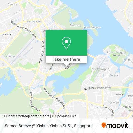 Saraca Breeze @ Yishun Yishun St 51 map