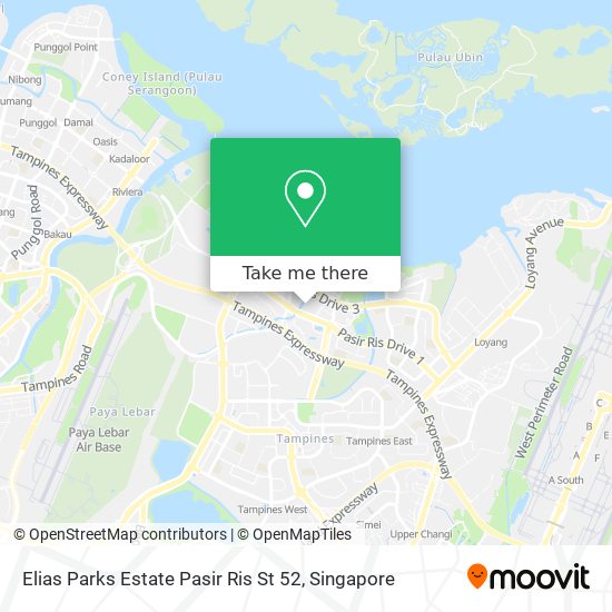 Elias Parks Estate Pasir Ris St 52地图