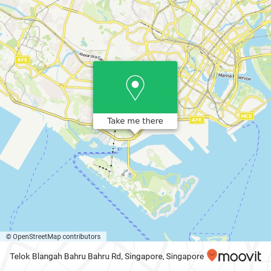 Telok Blangah Bahru Bahru Rd, Singapore map