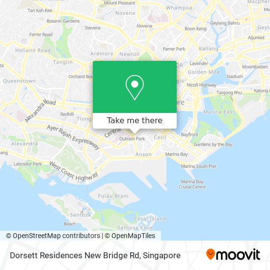 Dorsett Residences New Bridge Rd地图