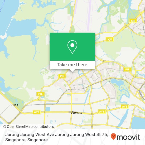 Jurong Jurong West Ave Jurong Jurong West St 75, Singapore地图