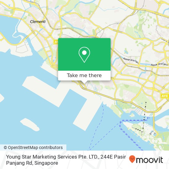 Young Star Marketing Services Pte. LTD., 244E Pasir Panjang Rd地图
